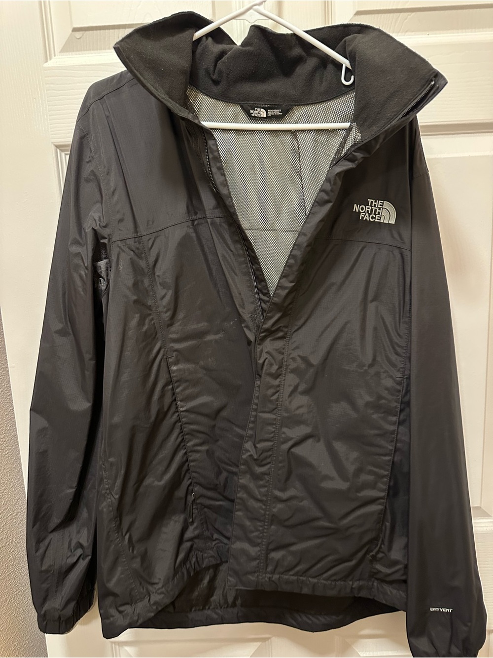 The North Face Men's Black Rain Jacket with Hood